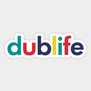 dublife - harlequin Sticker